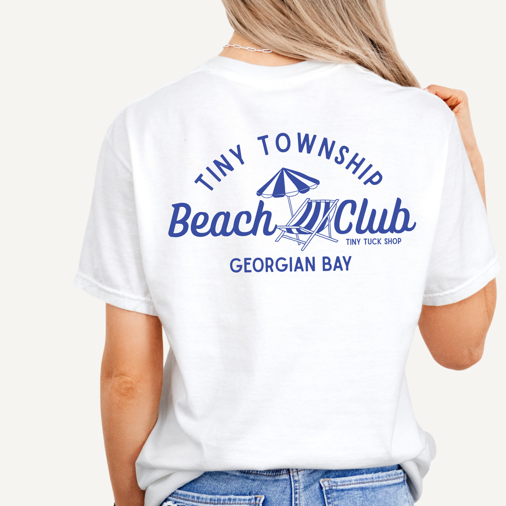 the custom beach club tee & longsleeve
