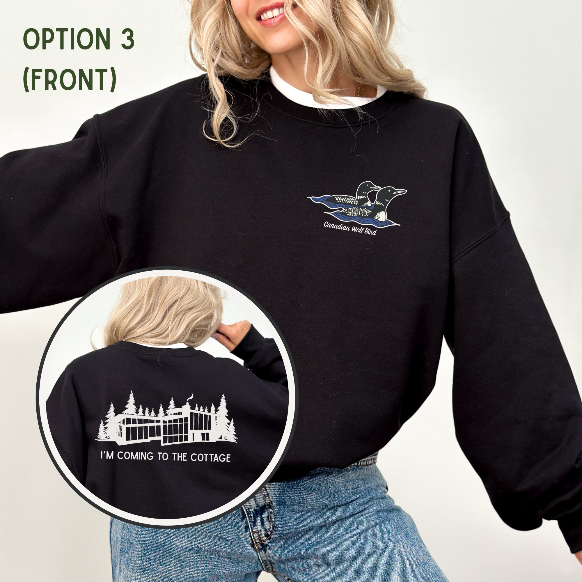 that hockey show sweater (black)