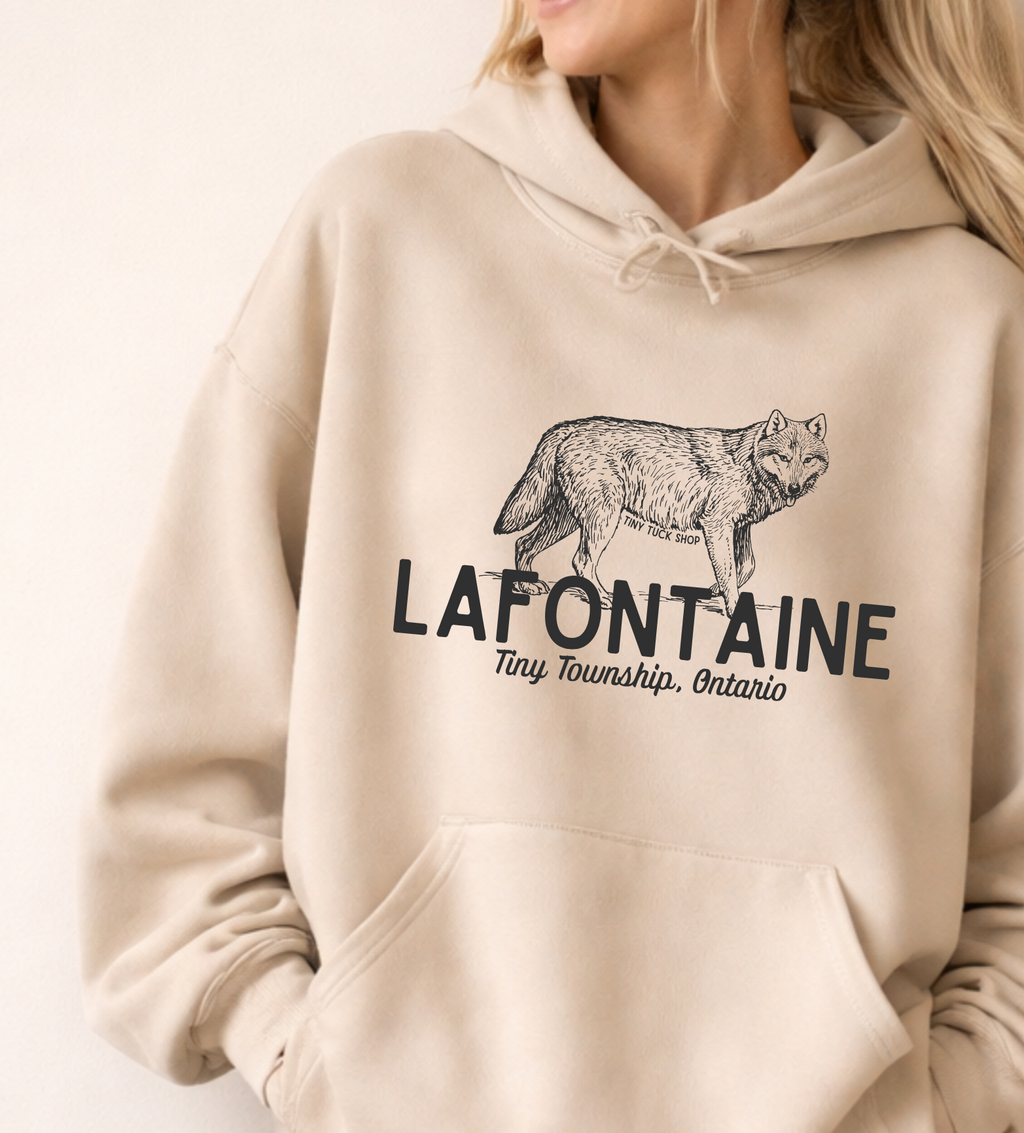 le loup de lafontaine hoodie