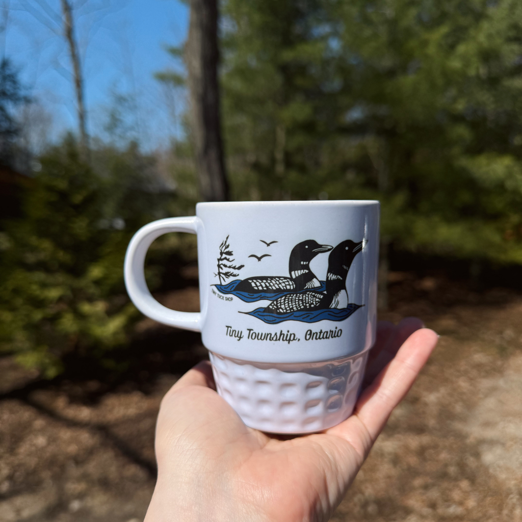 the loon stacking mug