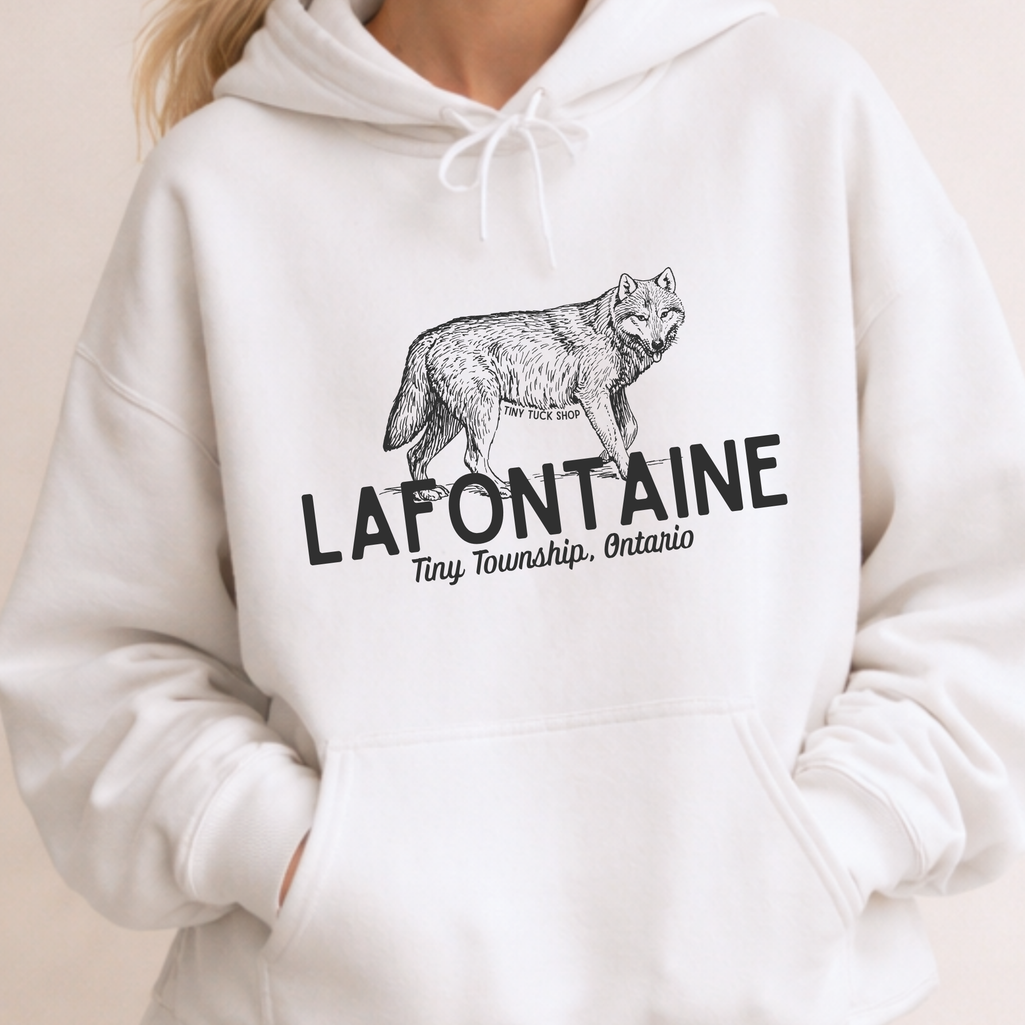 le loup de lafontaine hoodie