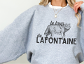 le loup de lafontaine crewneck