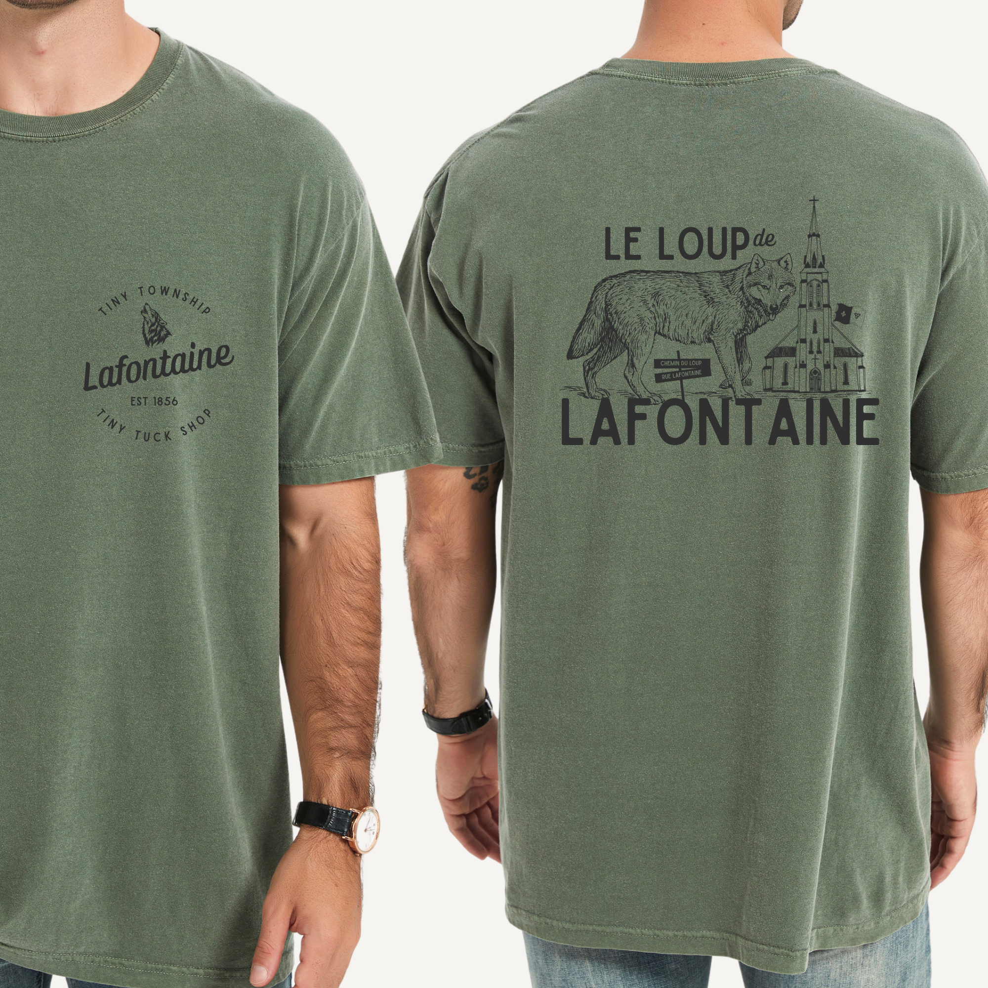 le loup de lafontaine t-shirt