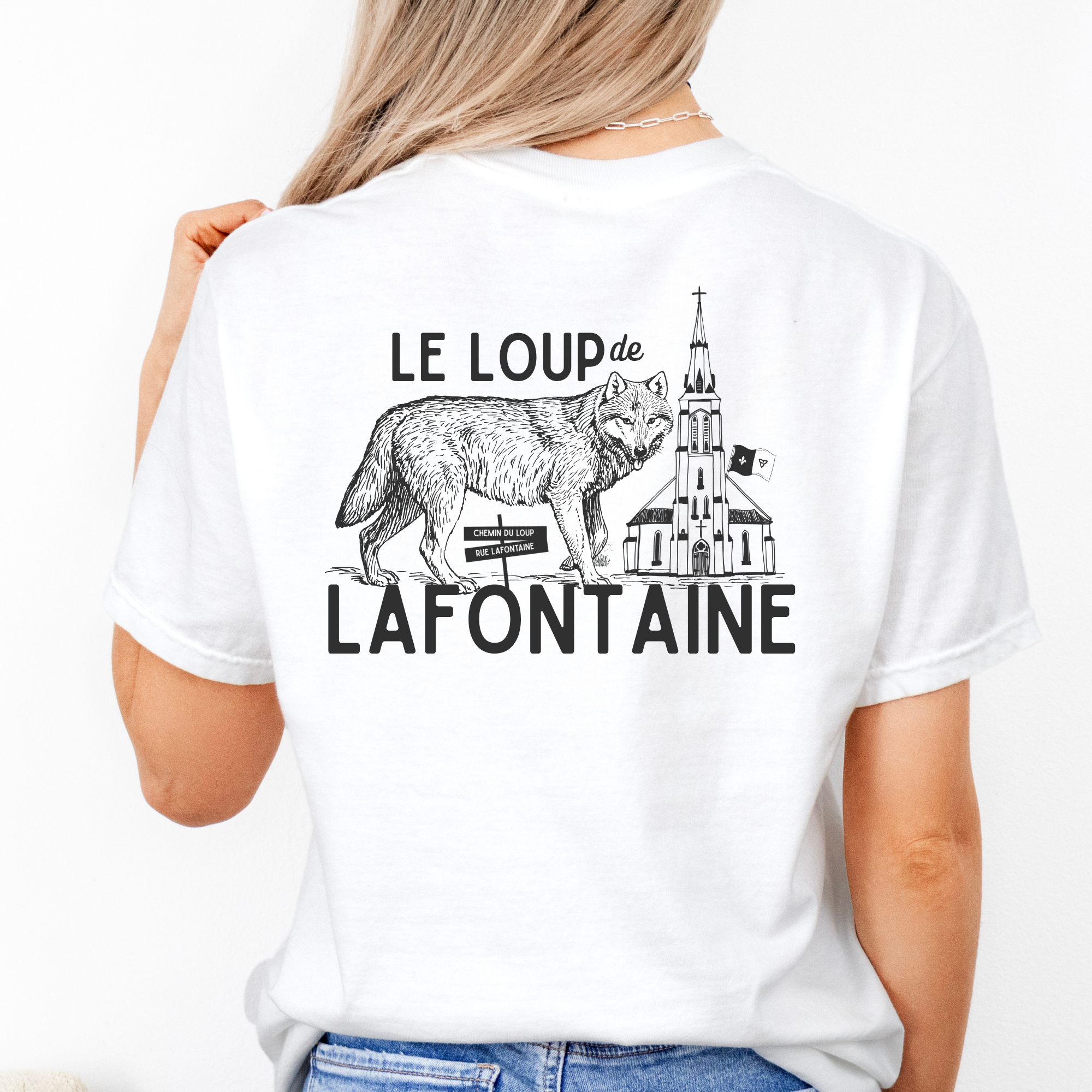 le loup de lafontaine t-shirt