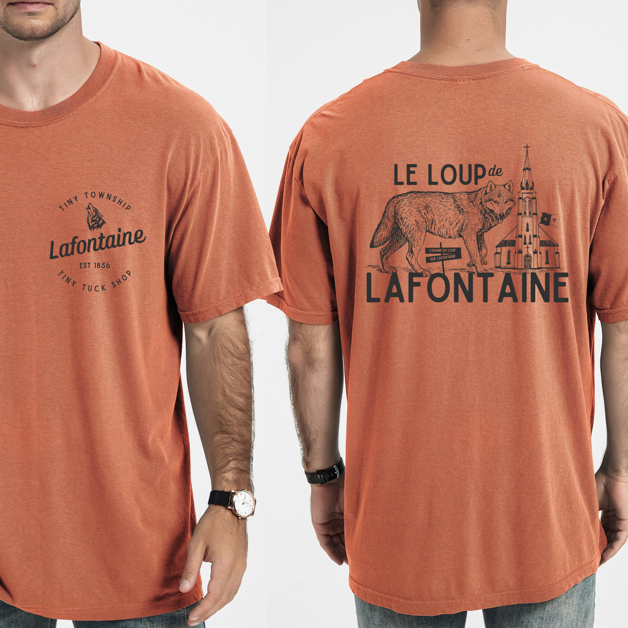le loup de lafontaine t-shirt