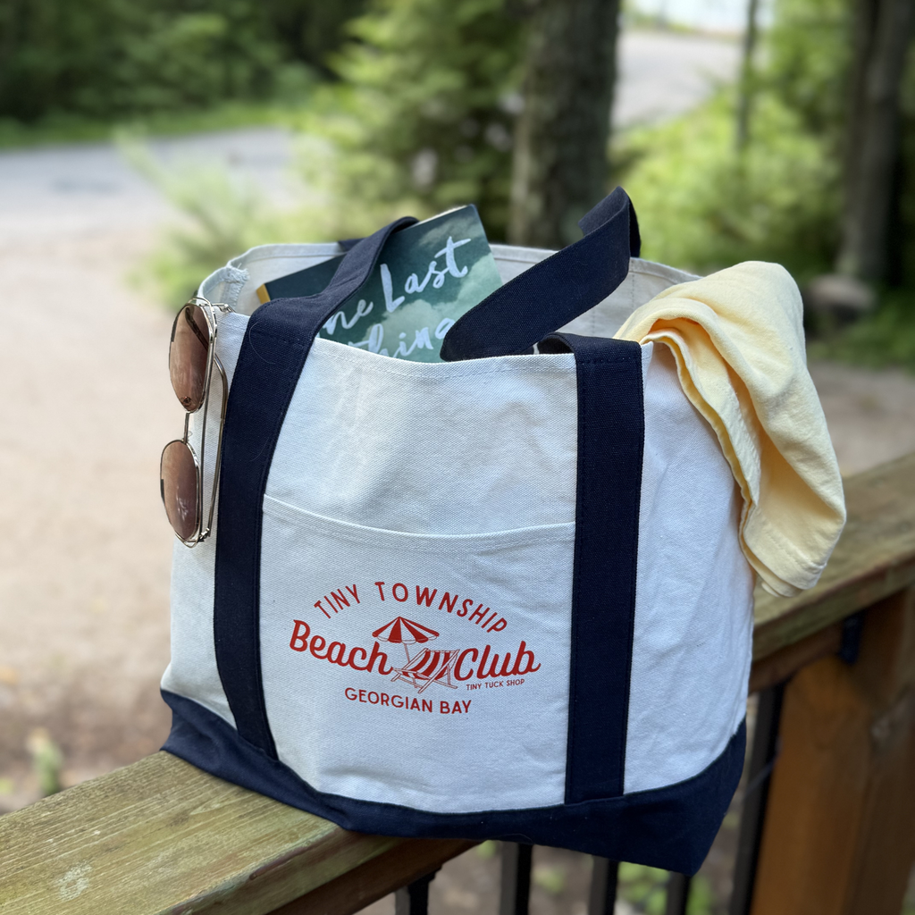 the beach club tote bag