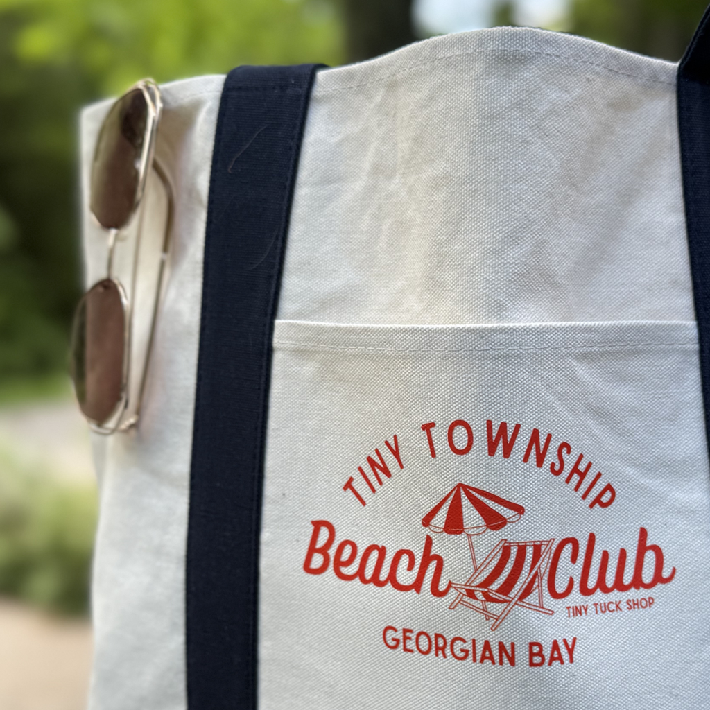 the beach club tote bag