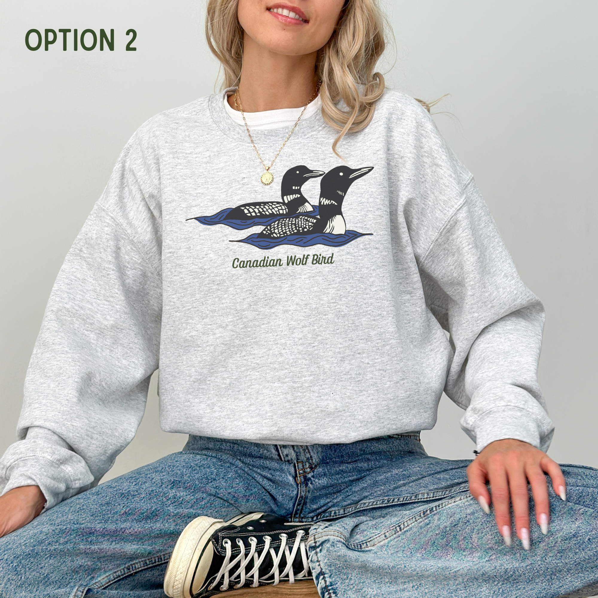 that hockey show sweater (ash grey)