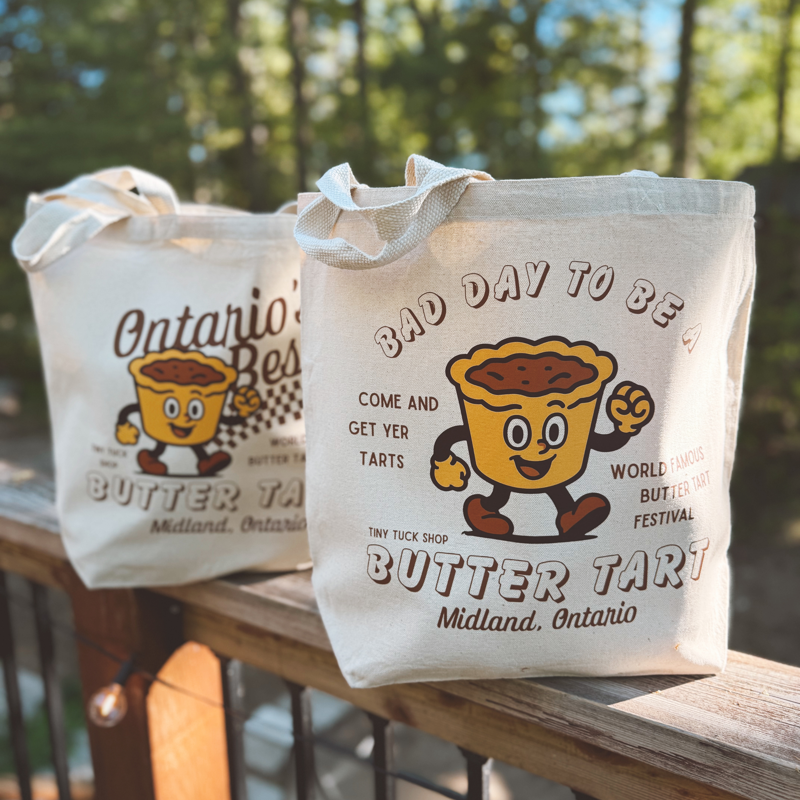 ontario's best butter tarts tote