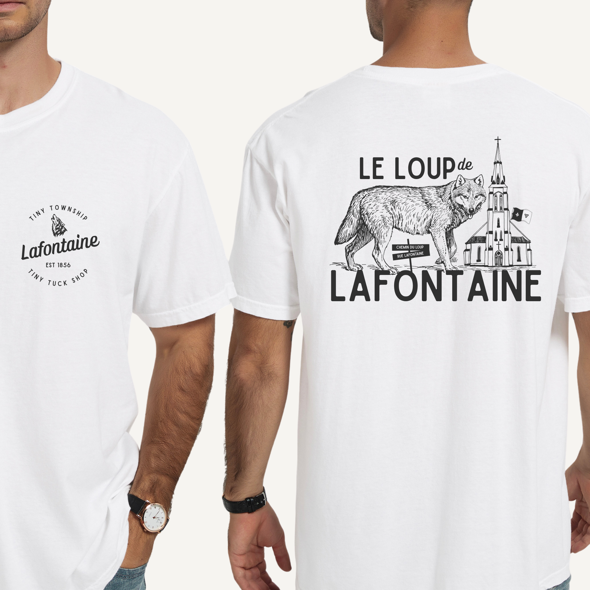 le loup de lafontaine t-shirt
