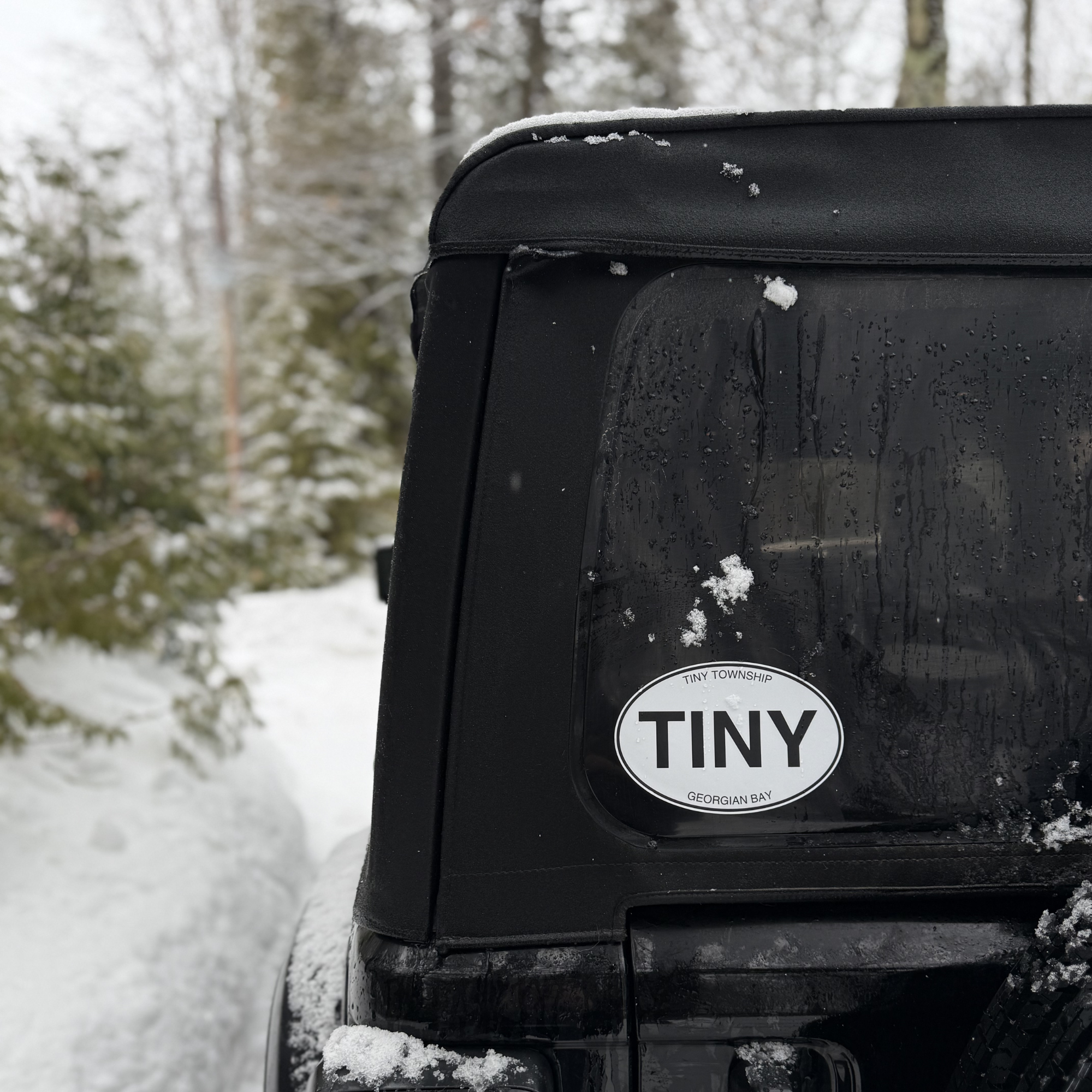 the tiny bumper sticker