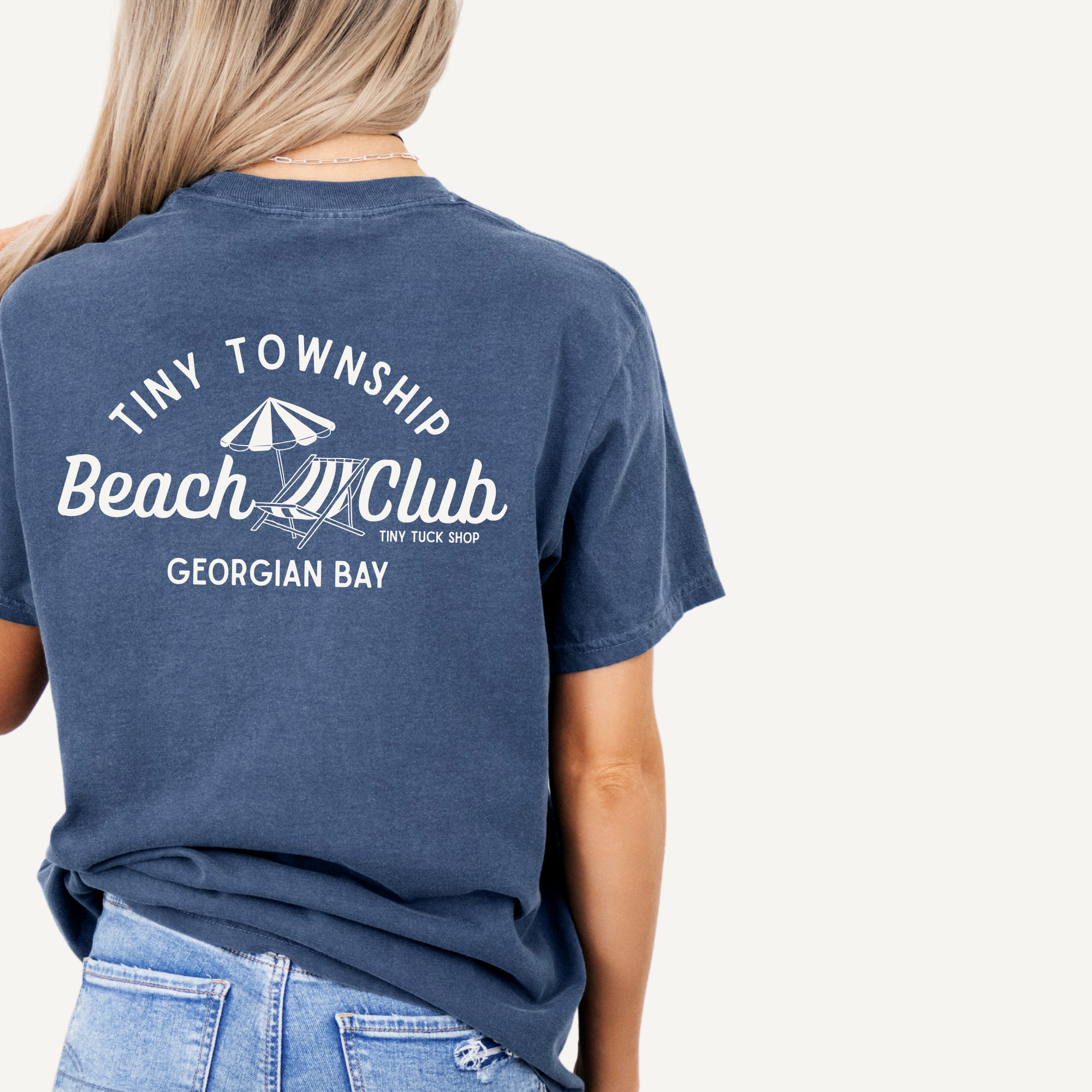 the custom beach club tee & longsleeve